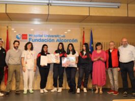 Nueva entrega de premios en el Hospital de Alcorcón con alumnos como protagonistas
