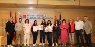 Nueva entrega de premios en el Hospital de Alcorcón con alumnos como protagonistas