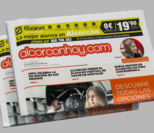 Los vecinos de Alcorcón ya pueden leer la edición de mayo del periódico en papel