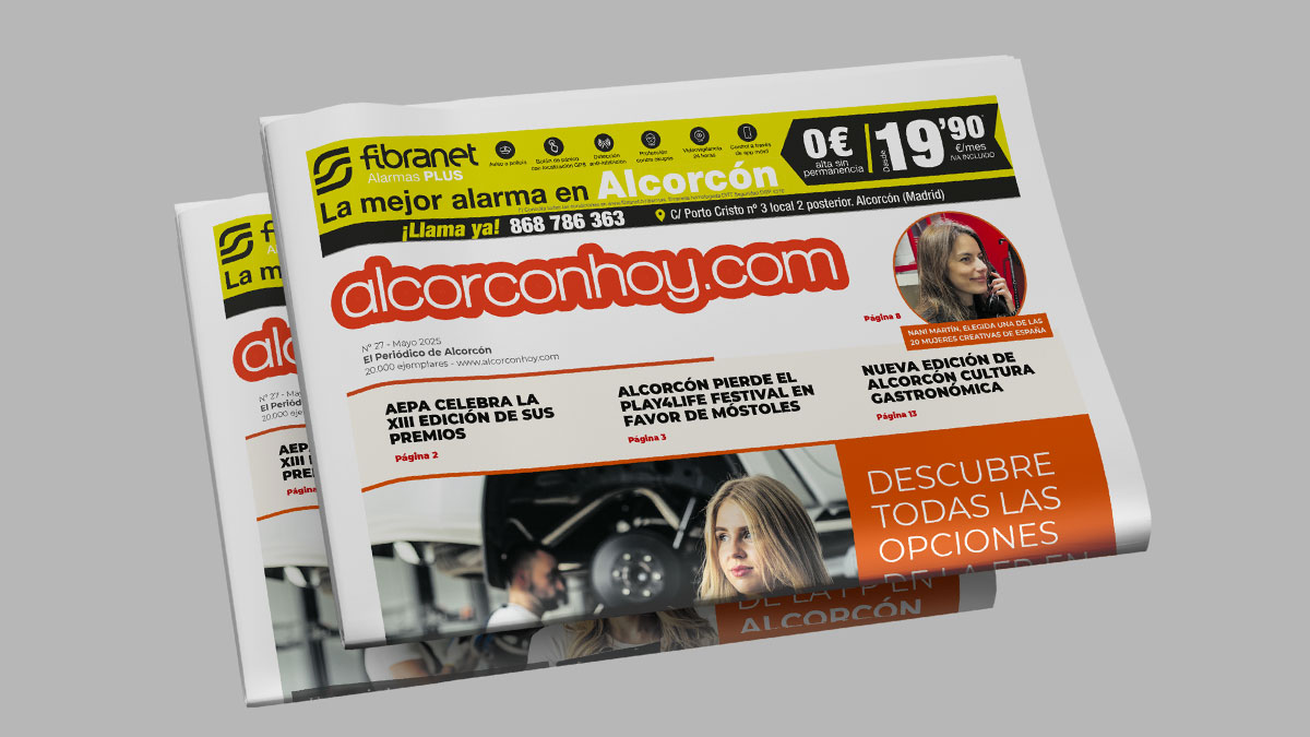 Los vecinos de Alcorcón ya pueden leer la edición de mayo del periódico en papel