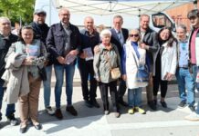 Alfonso Serrano, secretario general del PP en Madrid, visita Alcorcón