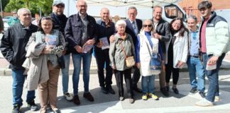Alfonso Serrano, secretario general del PP en Madrid, visita Alcorcón