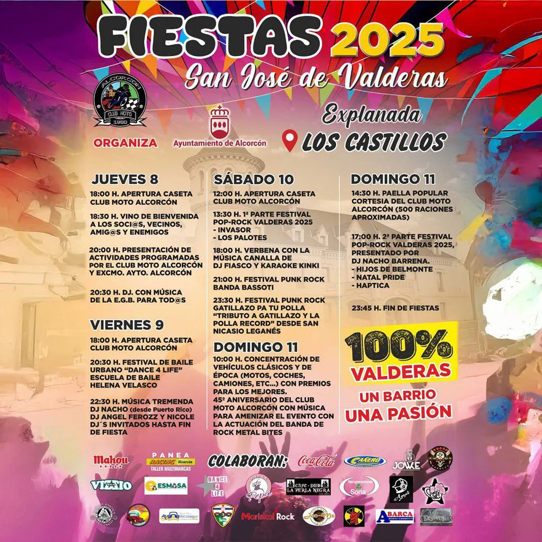 Alcorcón disfrutará de sus fiestas este fin de semana, deporte y un viaje musical...