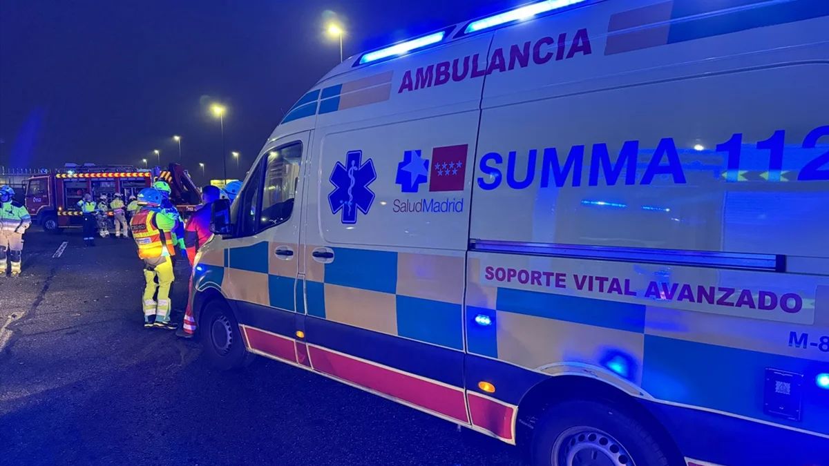 Herido muy grave un motorista tras sufrir un accidente en Alcorcón