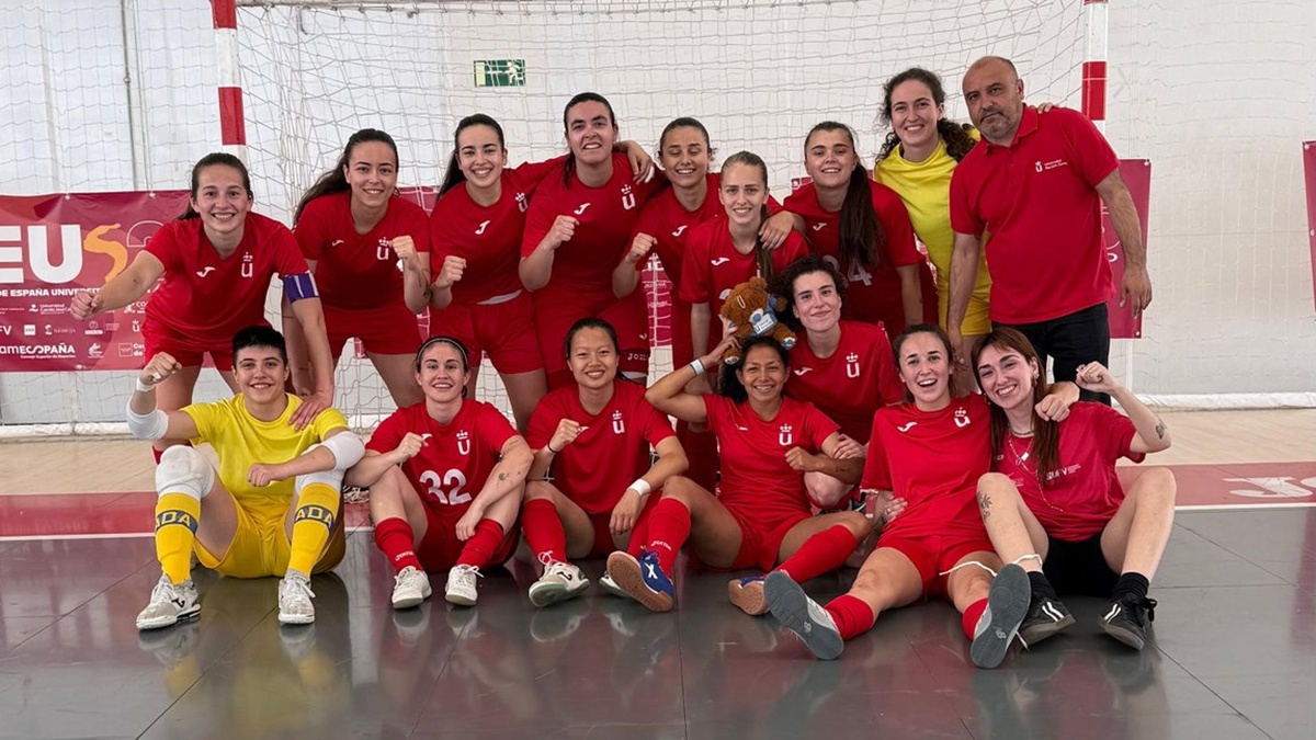 La URJC con representación de Alcorcón se clasifica al Europeo de fútbol sala universitario