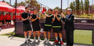 Valderas representa Alcorcón a lo grande en el Torneo de Fútbol Callejero de la Fundación Atlético de Madrid
