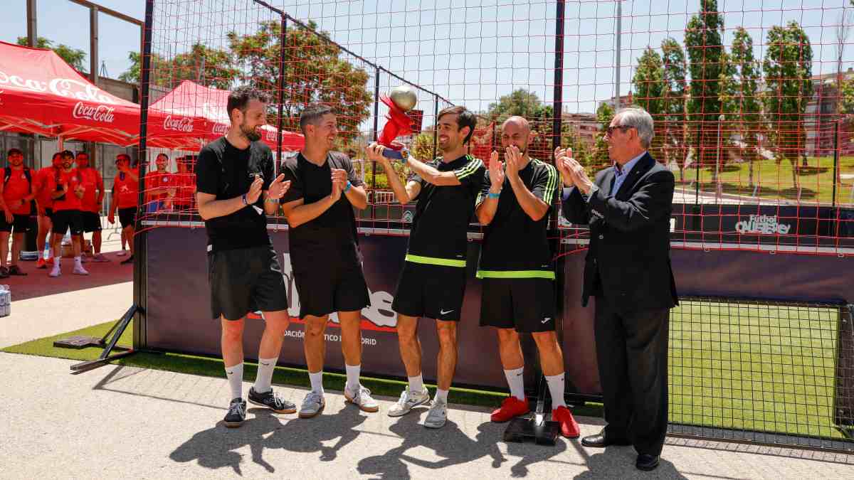 Valderas representa Alcorcón a lo grande en el Torneo de Fútbol Callejero de la Fundación Atlético de Madrid