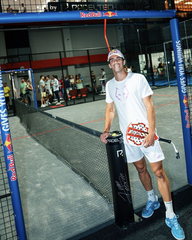 El campeón del mundo de pádel Juan Lebrón inaugura su propia pista en Euroindoor Alcorcón