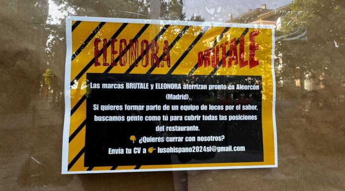 Eleonora y Brutale llegan a Alcorcón para sustituir al 100 Montaditos de Las Retamas