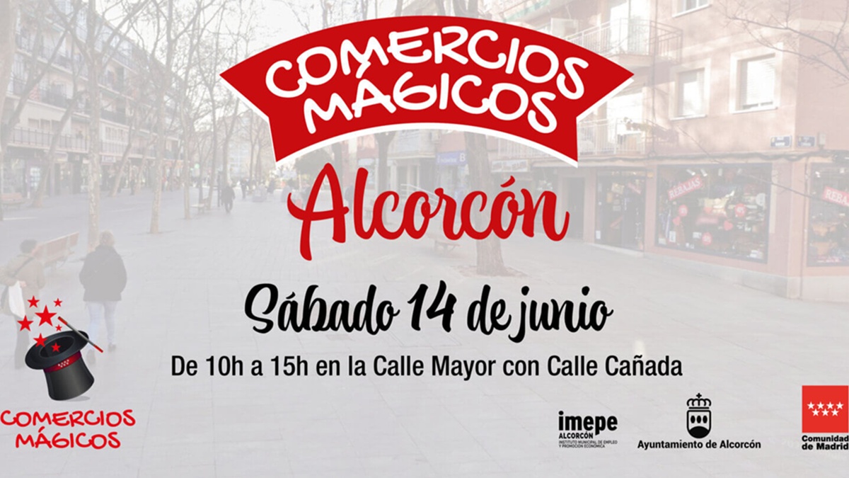 Promoción y difusión mágica con premios de los comercios de Alcorcón para los vecinos