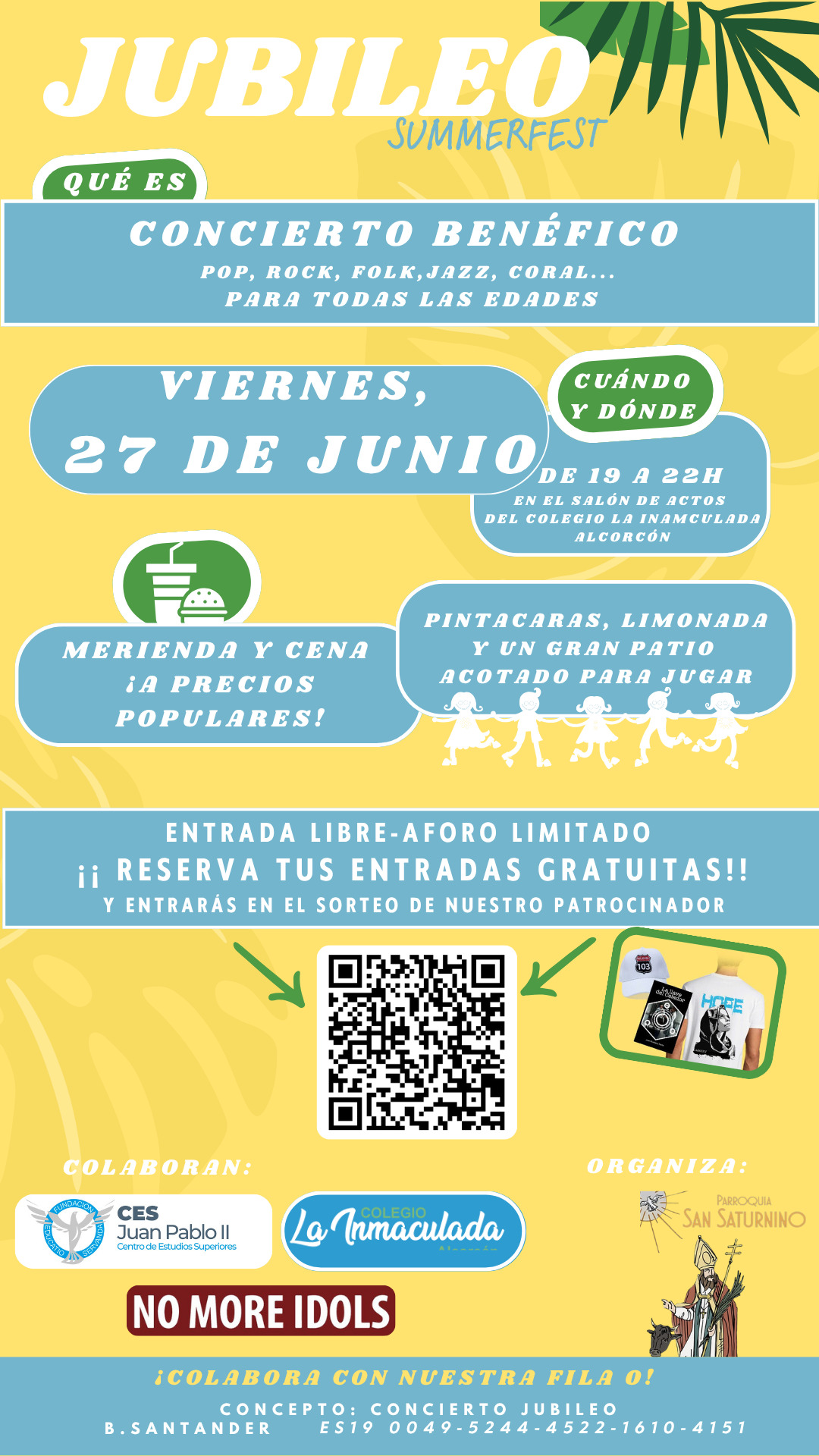 Llega el Jubileo Summerfest a Alcorcón con muchos conciertos y otras actividades