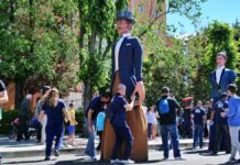 Los Gigantes y Cabezudos de Alcorcón presentes en el Encuentro de Gigantes