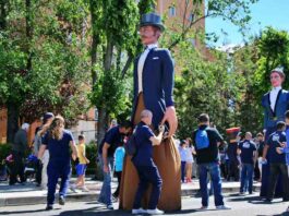 Los Gigantes y Cabezudos de Alcorcón presentes en el Encuentro de Gigantes