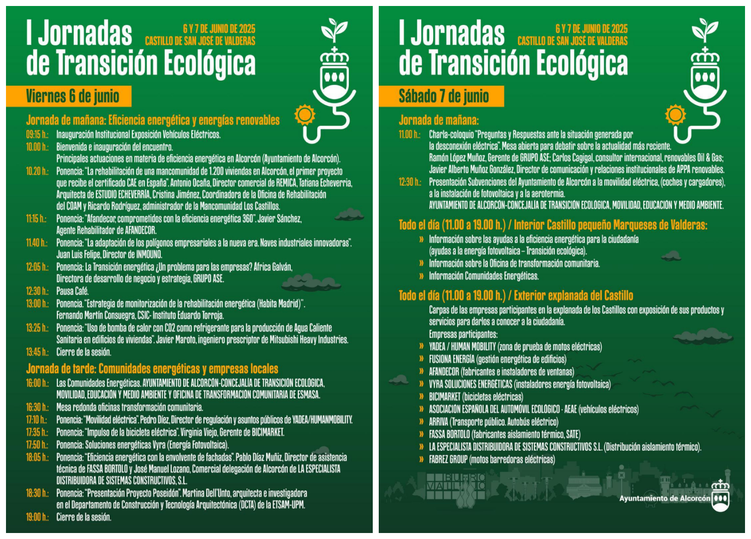 Alcorcón inicia las I Jornadas de Transición Ecológica