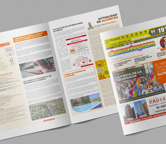 Los vecinos de Alcorcón ya pueden leer la edición de junio del periódico en papel