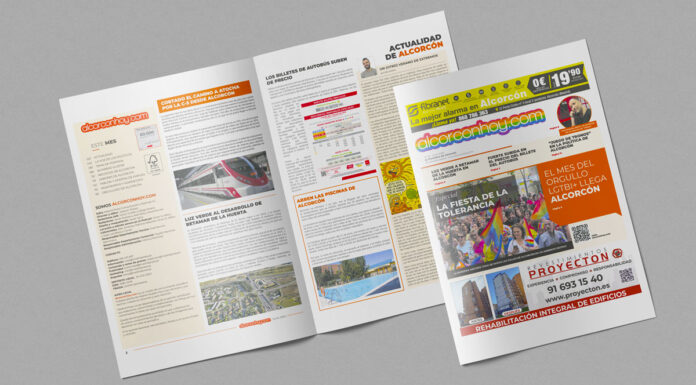 Los vecinos de Alcorcón ya pueden leer la edición de junio del periódico en papel