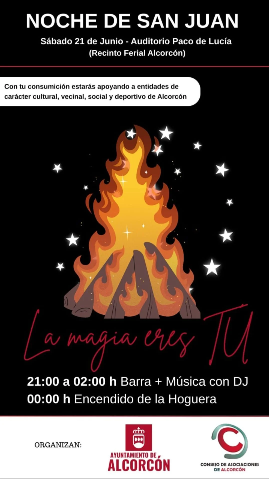 Noche de San Juan, Tardeo Fest en Alcorcón y muchos planes de ocio para este fin de semana