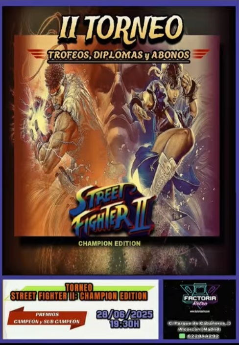 Organizan un torneo de Street Fighter en Alcorcón con trofeos incluidos