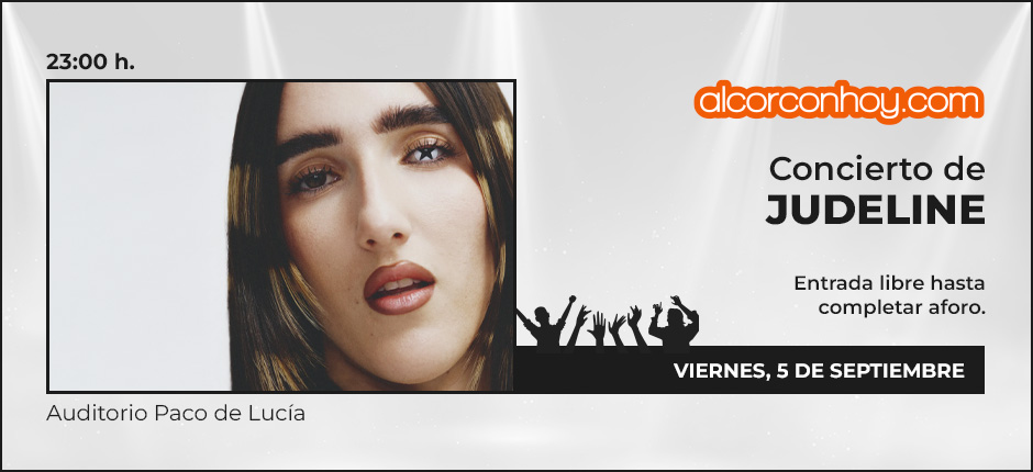 Programa Fiestas de Alcorcón 2025 | Concierto de Judeline