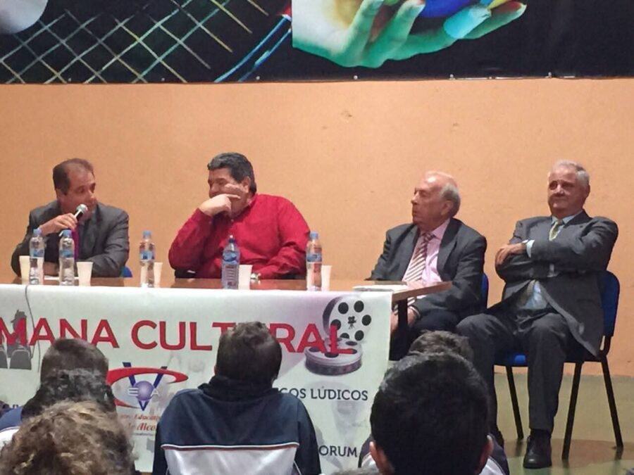 Mariano Mariano en el Colegio Villa de Alcorcón