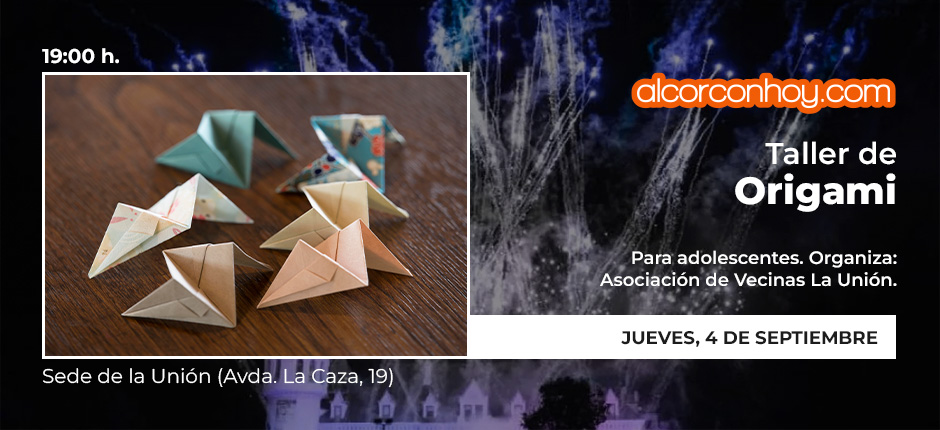 Programa Fiestas de Alcorcón 2025 | Taller de Origami