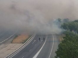 Alcorcón se ve afectada por el corte de la A-5 debido a la nula visibilidad por el incendio en Méntrida