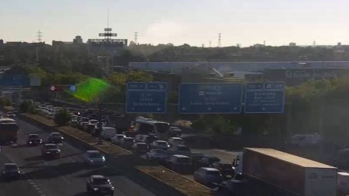 Accidente de tráfico en Alcorcón ha supuesto kilómetros de retención en la A-5