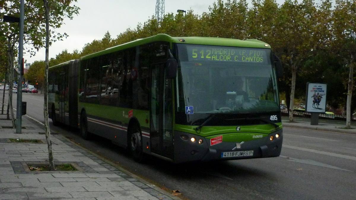 Modificación de ruta en la Línea 512 de Alcorcón por un corte de calle
