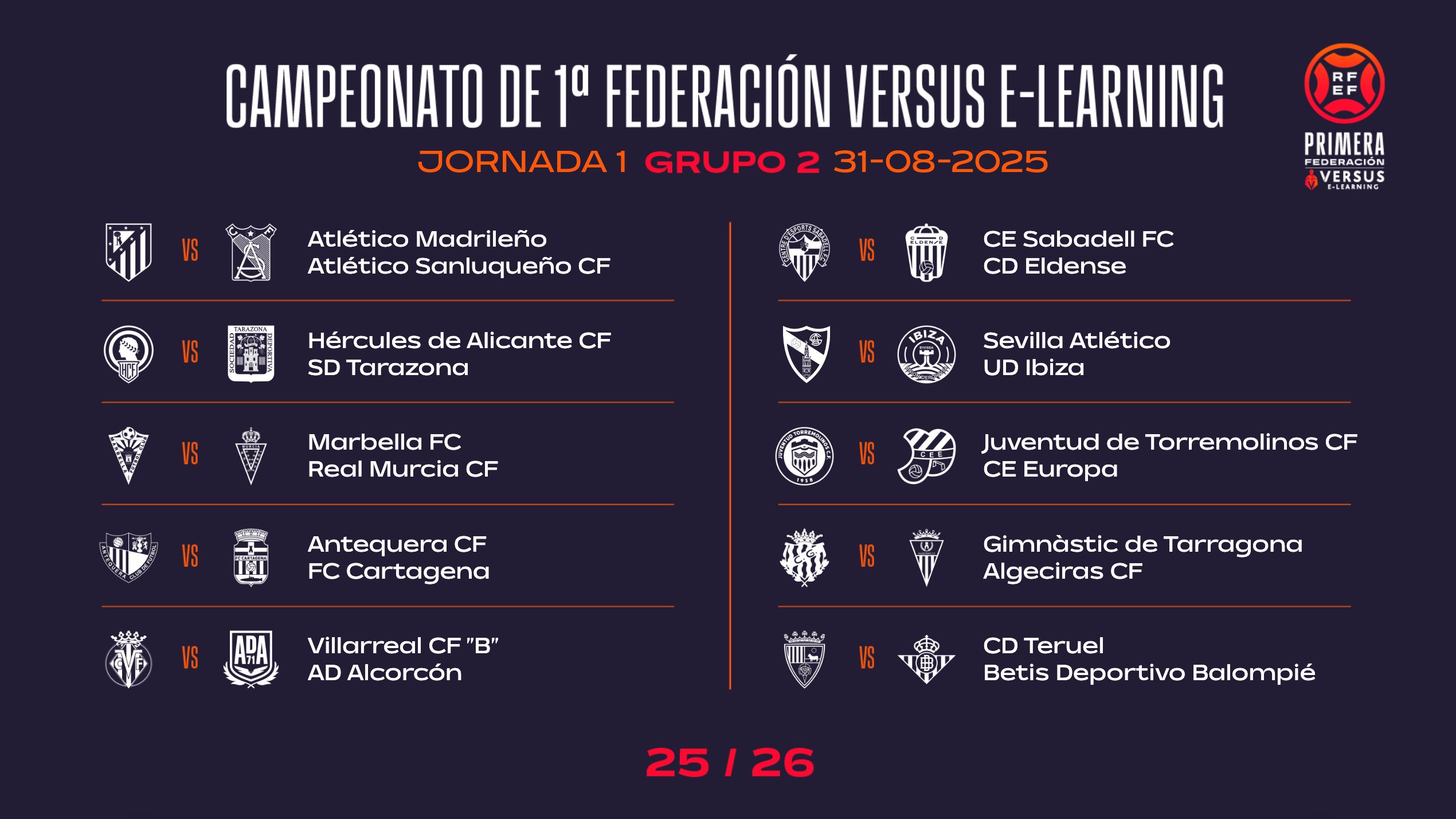 El Alcorcón debutará contra el Villarreal B: el calendario completo de Primera RFEF