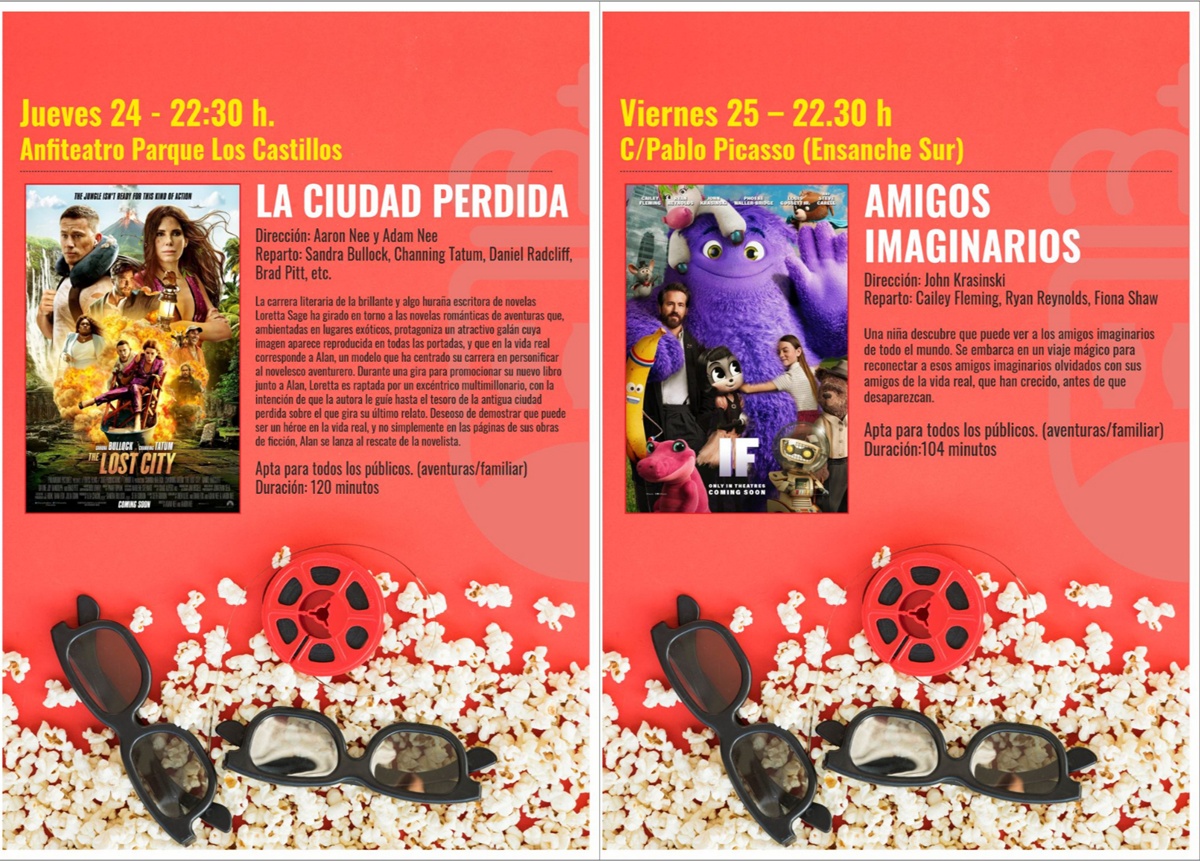 Últimas sesiones en el cine de verano de Alcorcón