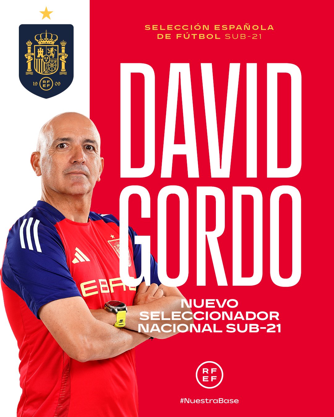 David Gordo, exentrenador del Alcorcón, nuevo seleccionador de España sub 21
