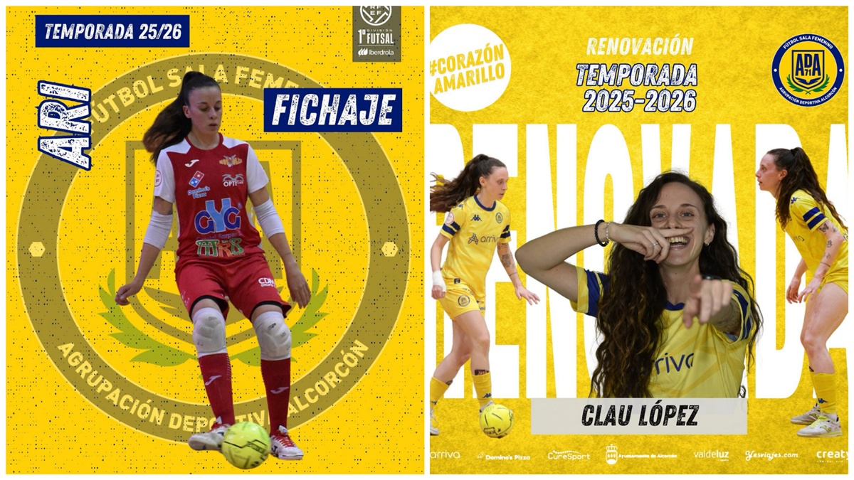 Tres fichajes y una renovación clave para el Alcorcón de fútbol sala femenino