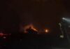 Sofocado un fuerte incendio de madrugada entre Alcorcón y Móstoles