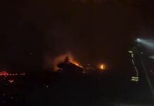 Sofocado un fuerte incendio de madrugada entre Alcorcón y Móstoles