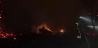 Sofocado un fuerte incendio de madrugada entre Alcorcón y Móstoles