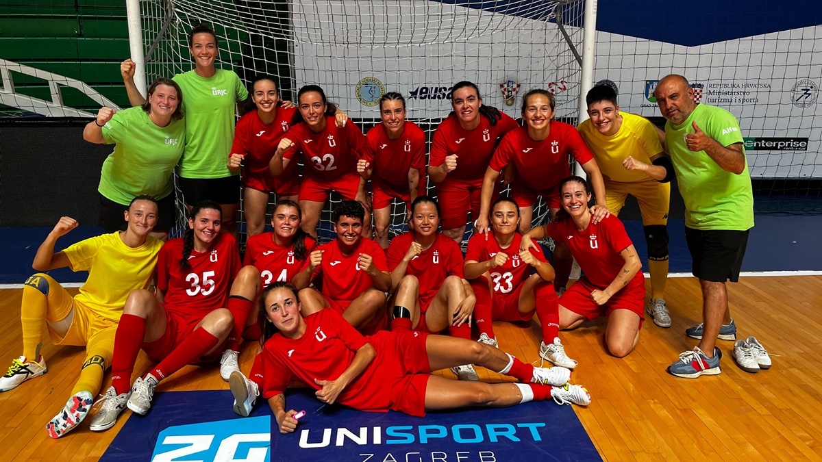 Alcorcón consigue el bronce en el Europeo de Universidades de fútbol sala femenino gracias a la URJC