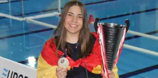 Una jugadora del Club Natación Alcorcón se halza con el oro europeo de Waterpolo Sub-16