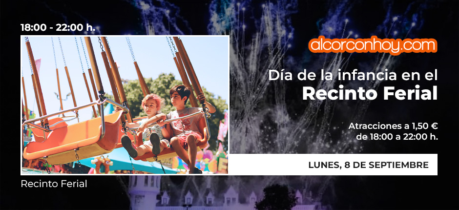 Día de la infancia en el Recinto Ferial. Atracciones a 1,5 €