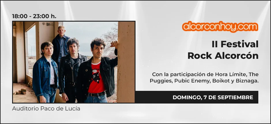 Fecha y hora de los conciertos del II Festival Rock en las Fiestas de Alcorcón 2025