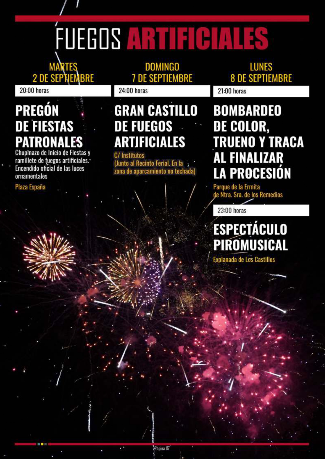 Cuándo y dónde ver los fuegos artificiales de las Fiestas de Alcorcón 2025