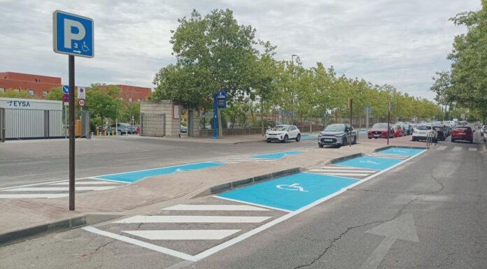 Alcorcón acelera y triplica sus plazas PMR adaptadas en menos de un año