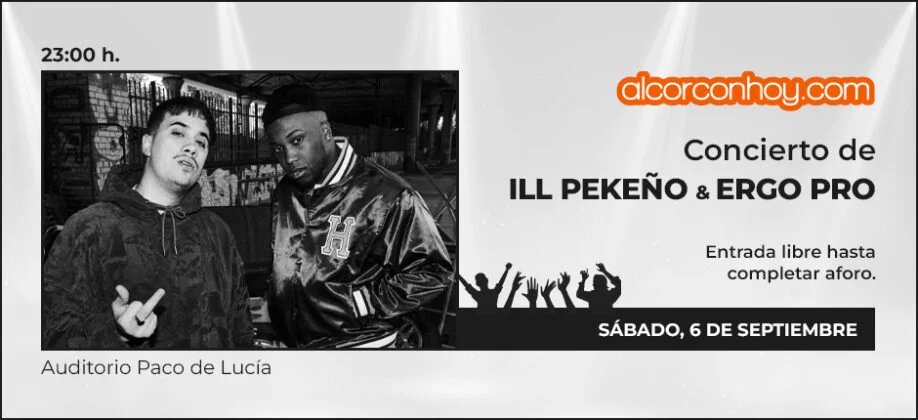 K1za e Ill Pekeño & Ergo Pro como principales conciertos de este sábado en las Fiestas de Alcorcón