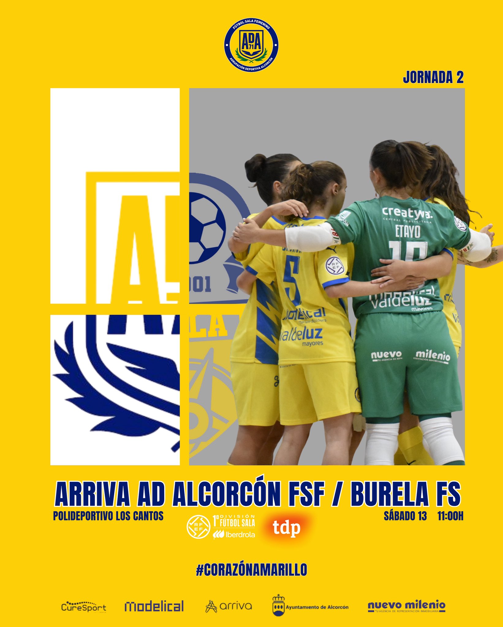 RTVE Play emitirá el partidazo del fin de semana entre Alcorcón y Burela de fútbol sala femenino