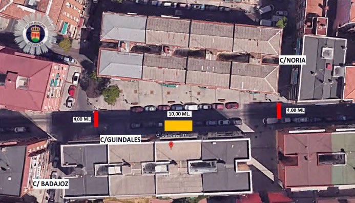 Corte de tráfico en la calle Guindales de Alcorcón para el próximo martes