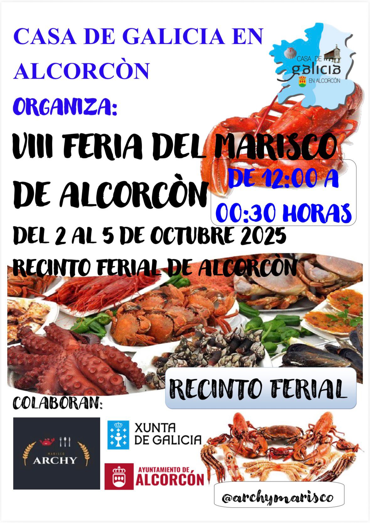 Alcorcón acoge la Fiesta del Marisco Gallego con degustación gratuita de mejillones
