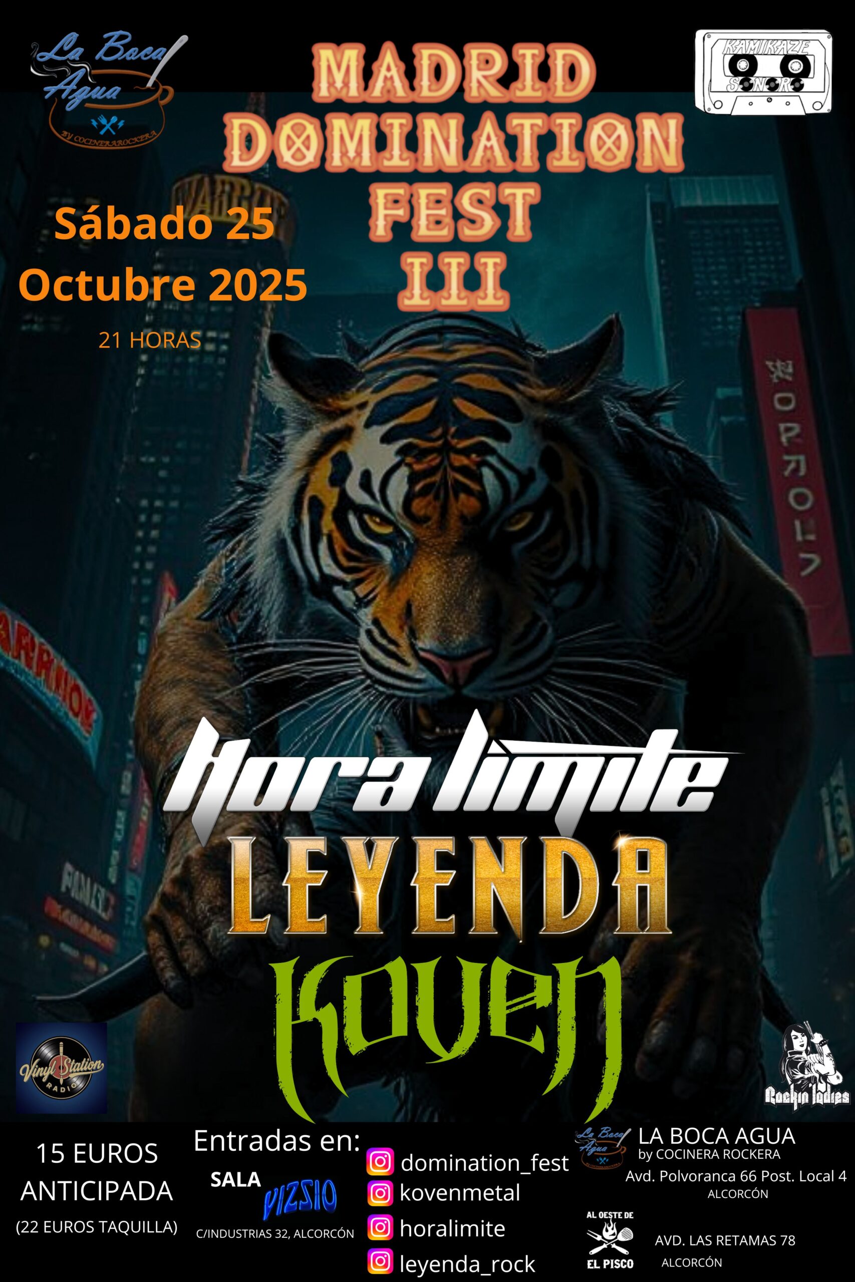 Alcorcón repite como anfitrión del Madrid Domination Fest en su tercera edición