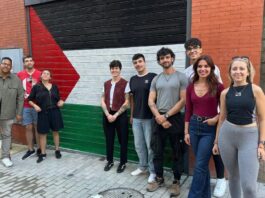 Bandera palestina PSOE Alcorcón