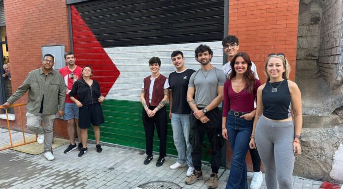 Bandera palestina PSOE Alcorcón