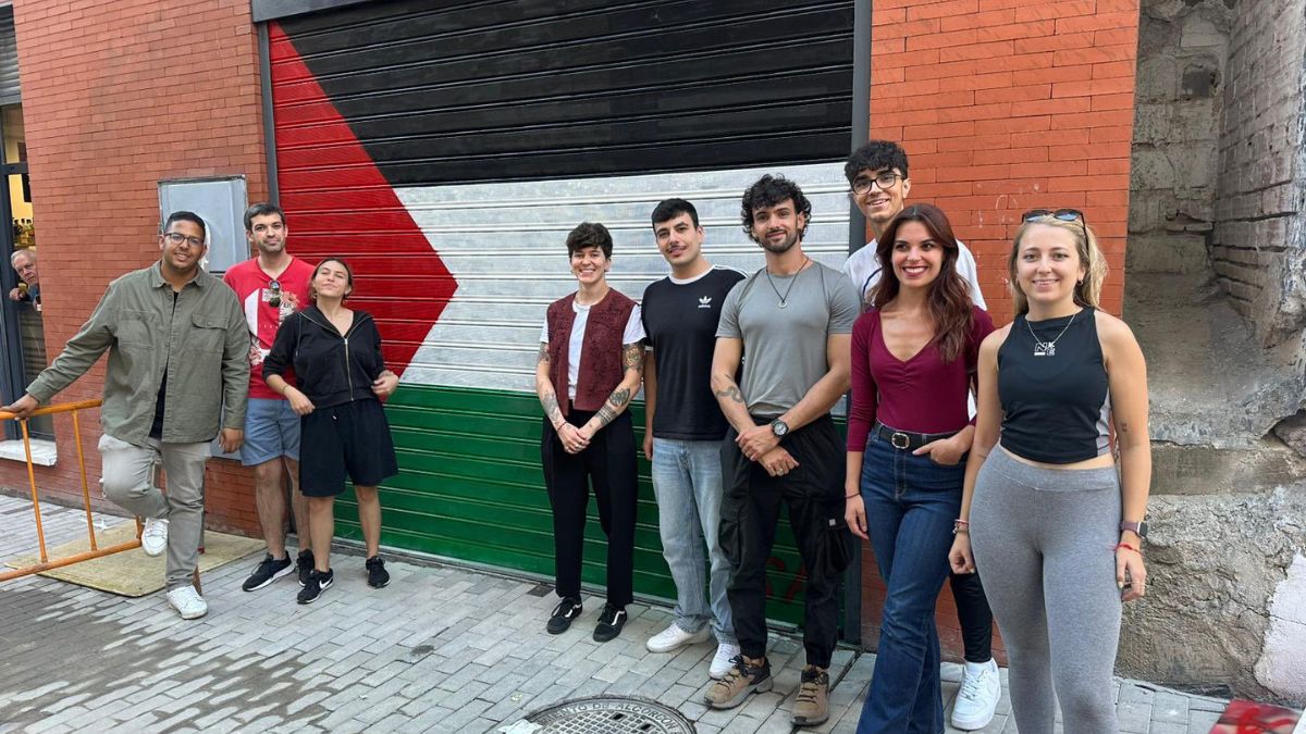 Bandera palestina PSOE Alcorcón