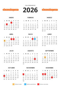 Calendario de festivos en Alcorcón para 2026: todos los días no laborables